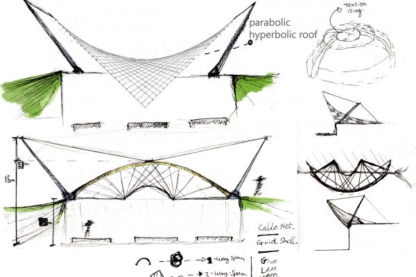 Landscape Concept Pavilion Roof