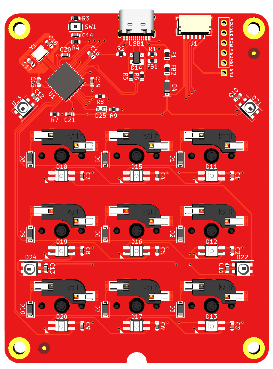 Jeremy Macropad PCB design