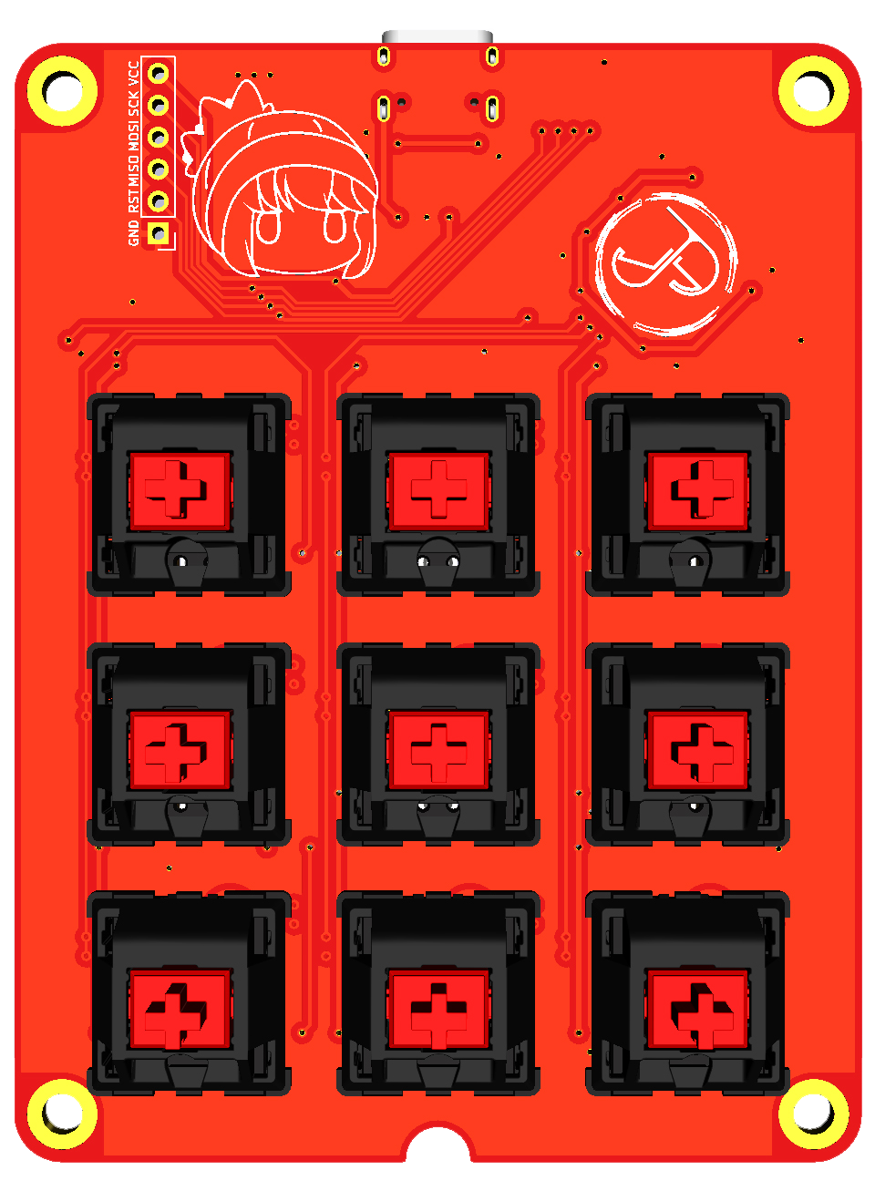 Jeremy Macropad PCB design